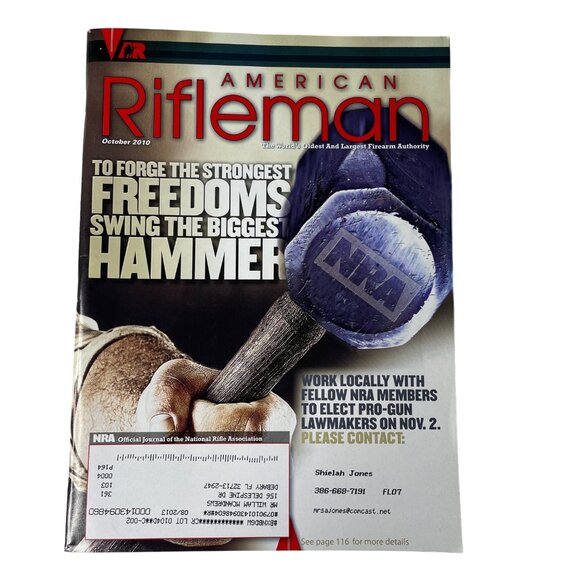 American Rifleman NRA Magazine October 2010 Vol 158 No 10 u National Rifle Assoc - Picture 1 of 13